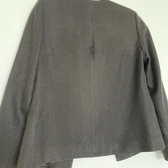 Finders keepers black blazer with leather detail - Picture 7 of 7